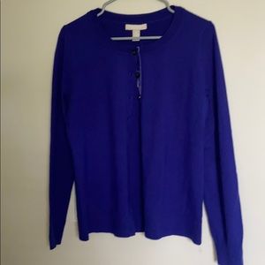 Banana Republic Navy Blue Button Down Cardigan